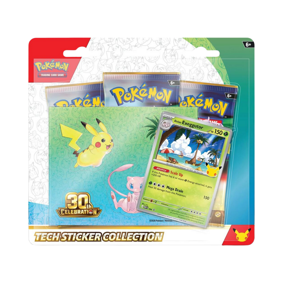 Pokemon: 30th Celebration Tech Sticker Collection