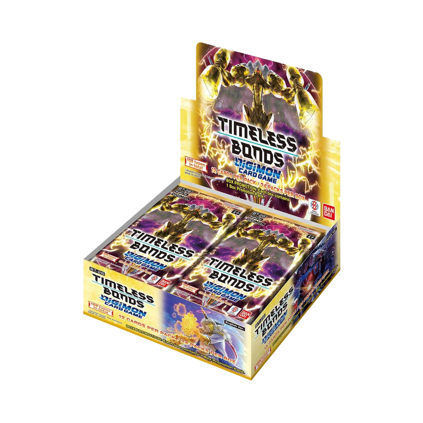 Digimon: BT-26 Timeless Bonds Booster Display