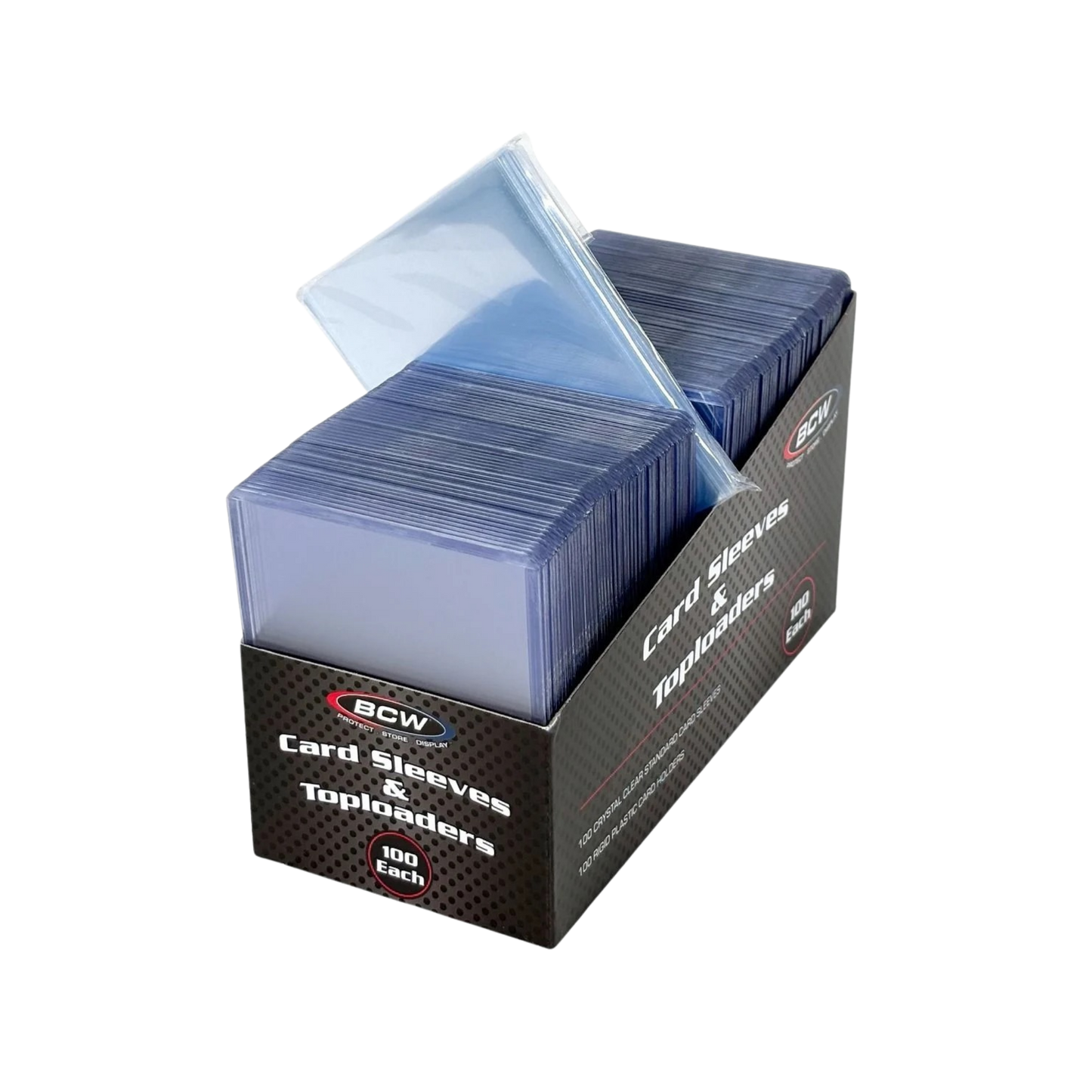 BCW: Card Sleeves and Toploaders Bundle 100 Count