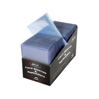 BCW: Card Sleeves and Toploaders Bundle 100 Count