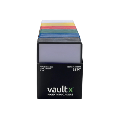 Vault X: Seamless Rigid Toploaders 35pt Colors