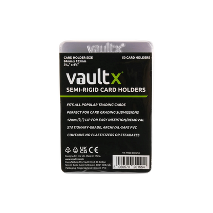 Vault X: Semi-Rigid Card Holders
