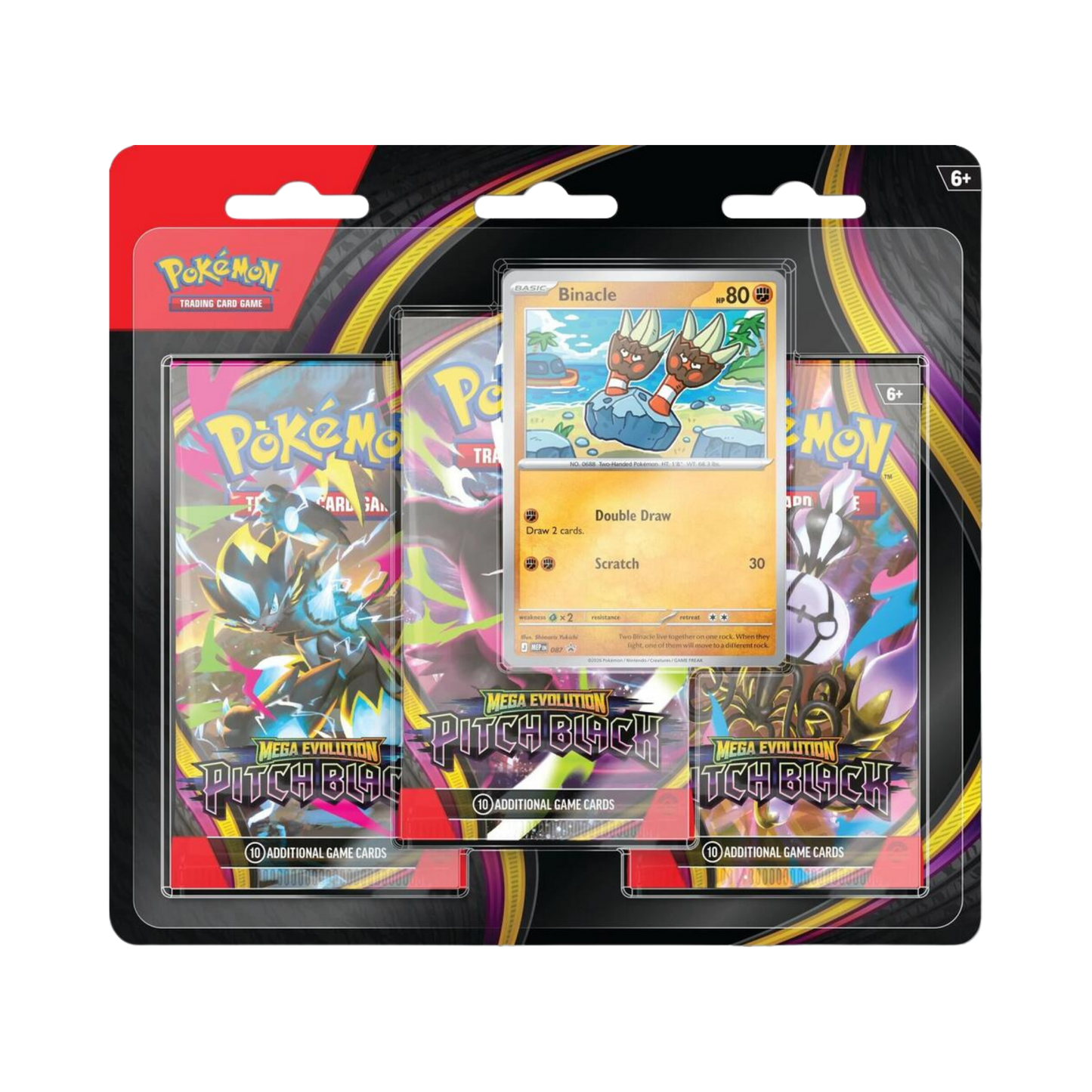 Pokemon: Pitch Black 3-Pack Blister [Binacle]