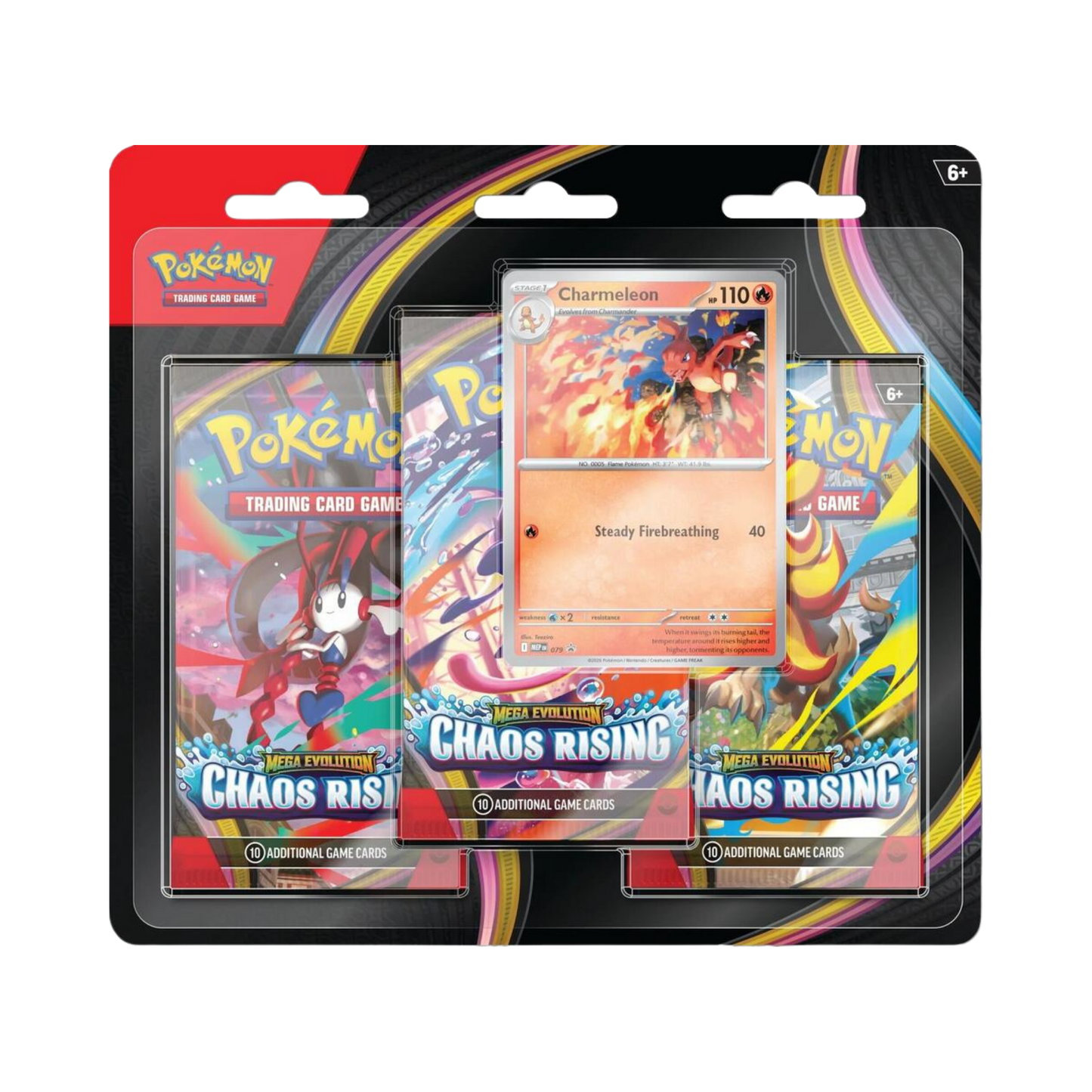 Pokemon: Chaos Rising 3-Pack Blister [Charmeleon]