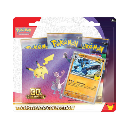 Pokemon:  30th Celebration Tech Sticker Collection
