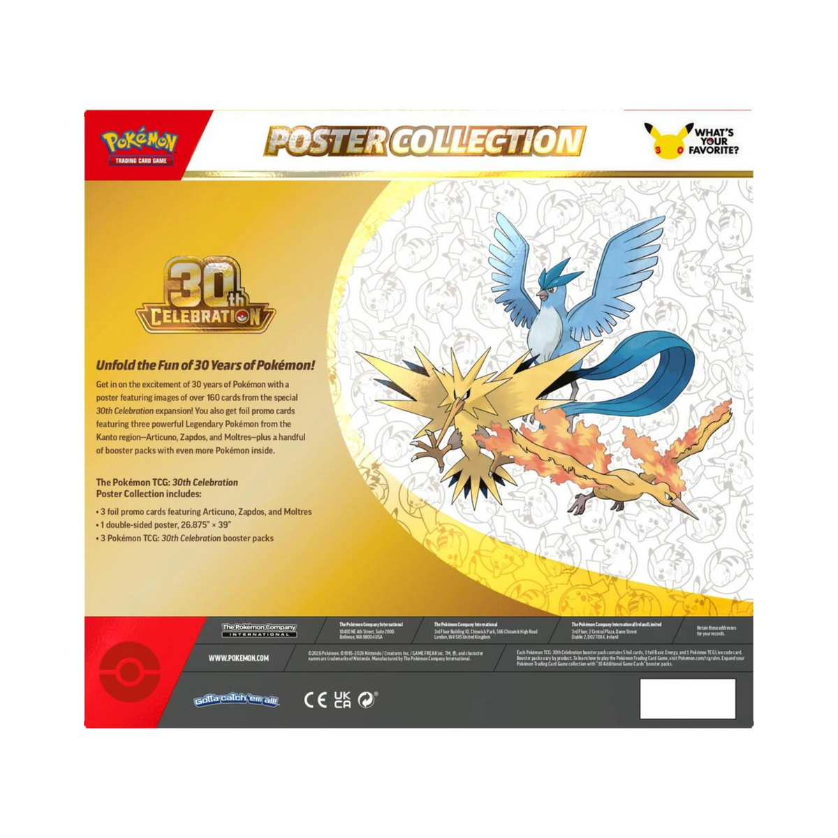 Pokemon: 30th Celebration Poster Collection