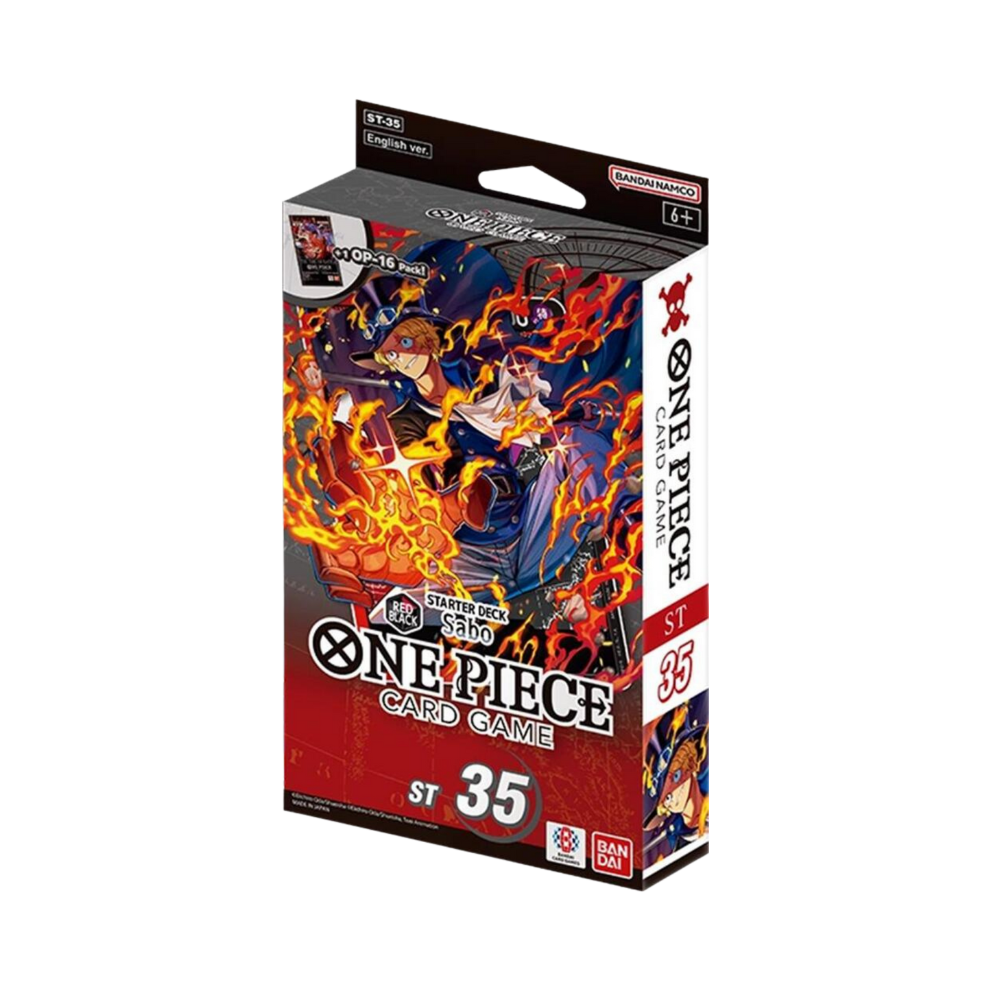 One Piece: Starter Deck 35 - RED/BLACK Sabo