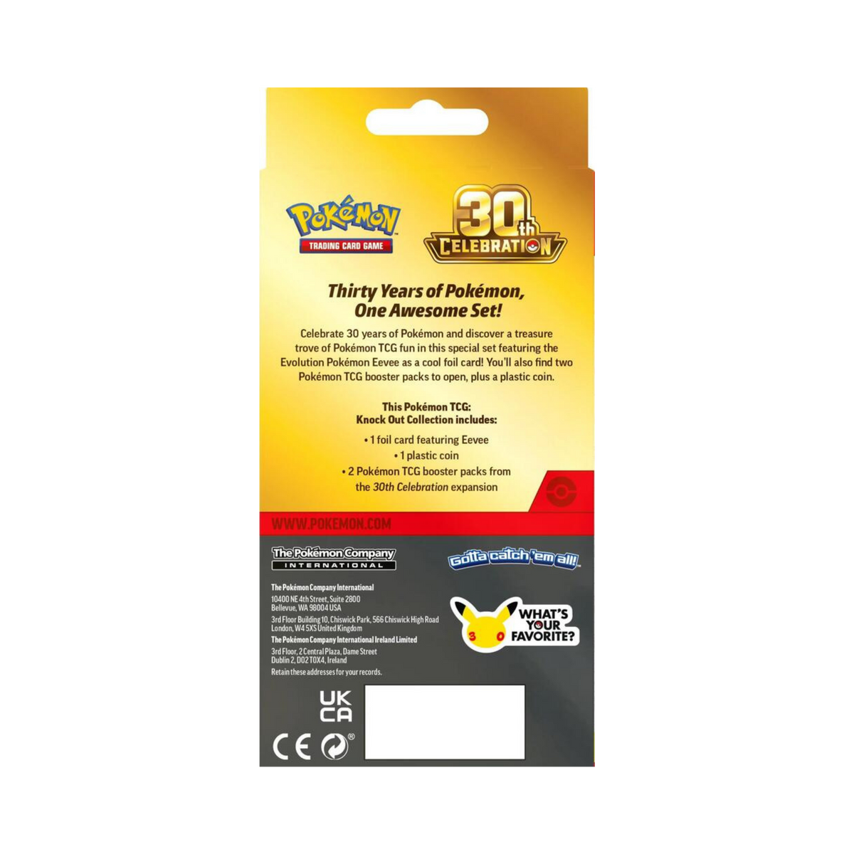 Pokemon: 30th Celebration Knock Out Collection