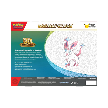 Pokemon: 30th Celebration Sylveon ex Box