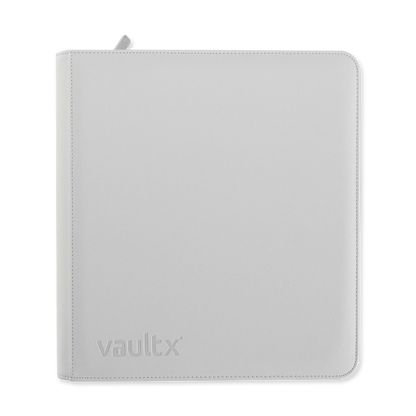 Vault X: Exo-Tec Zip Binder [12 Pocket] White Edition